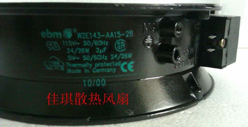 Ebmpapst W2E143-AA15-28 115V 24/26W Cooling Fan Ebmpapst W2E143-AA15-28 115V 24/26W Cooling Fan